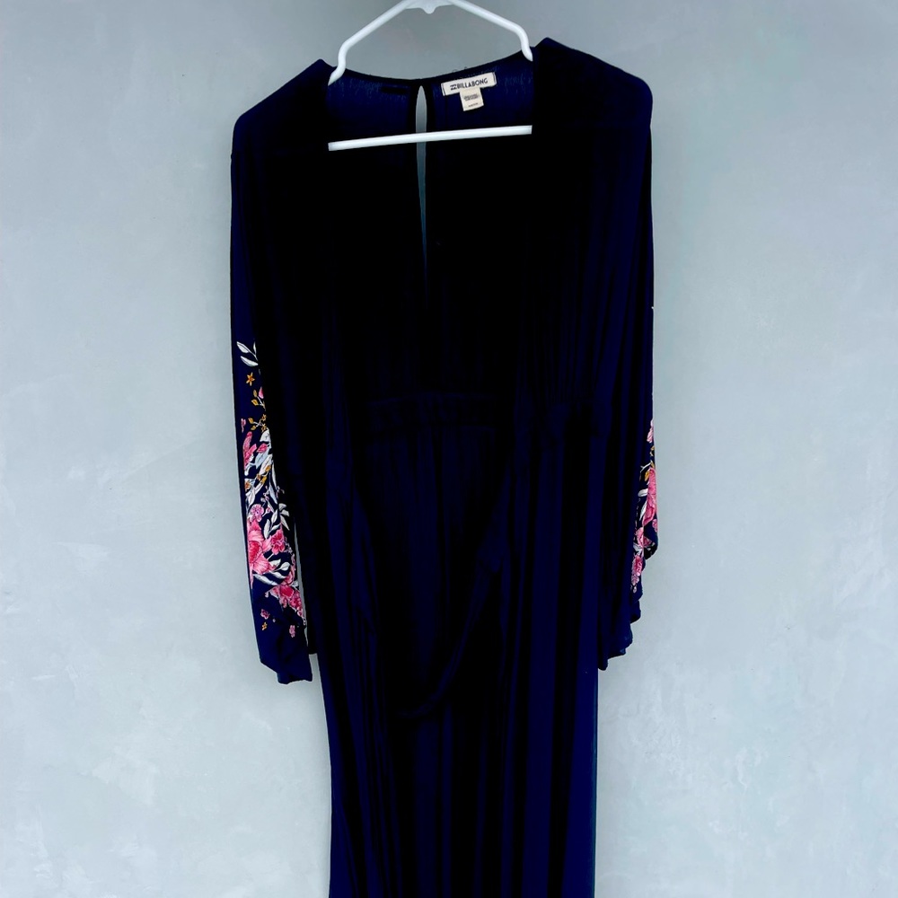 Billabong kimono dress- navy blue size medium